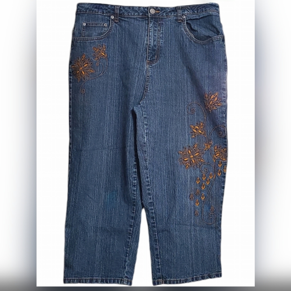 Bill Blass size 14 jean capri pants